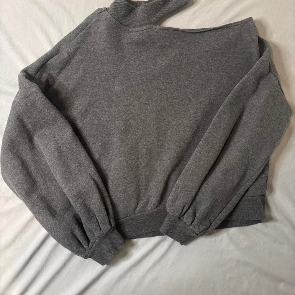 Off the shoulder sweatshirt